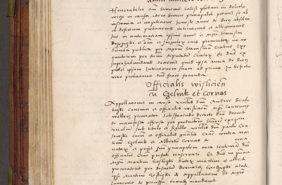 Zdjęcie nr 215 dla obiektu archiwalnego: Acta actorum coram R. D. Petro de Gamratis, nominati archiepiscopi Gnesnensis, episcopi Cracoviensis per annos 1541 et 1542 acticatorum, praesidente tunc curiase suae R. D. Bartholomaeo Gantkowski, canonico Cracoviensi, Posnaniensi cancellario, parochialis in Konopisca etc. rectore.