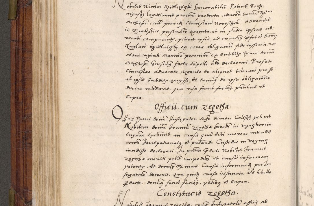 Zdjęcie nr 213 dla obiektu archiwalnego: Acta actorum coram R. D. Petro de Gamratis, nominati archiepiscopi Gnesnensis, episcopi Cracoviensis per annos 1541 et 1542 acticatorum, praesidente tunc curiase suae R. D. Bartholomaeo Gantkowski, canonico Cracoviensi, Posnaniensi cancellario, parochialis in Konopisca etc. rectore.
