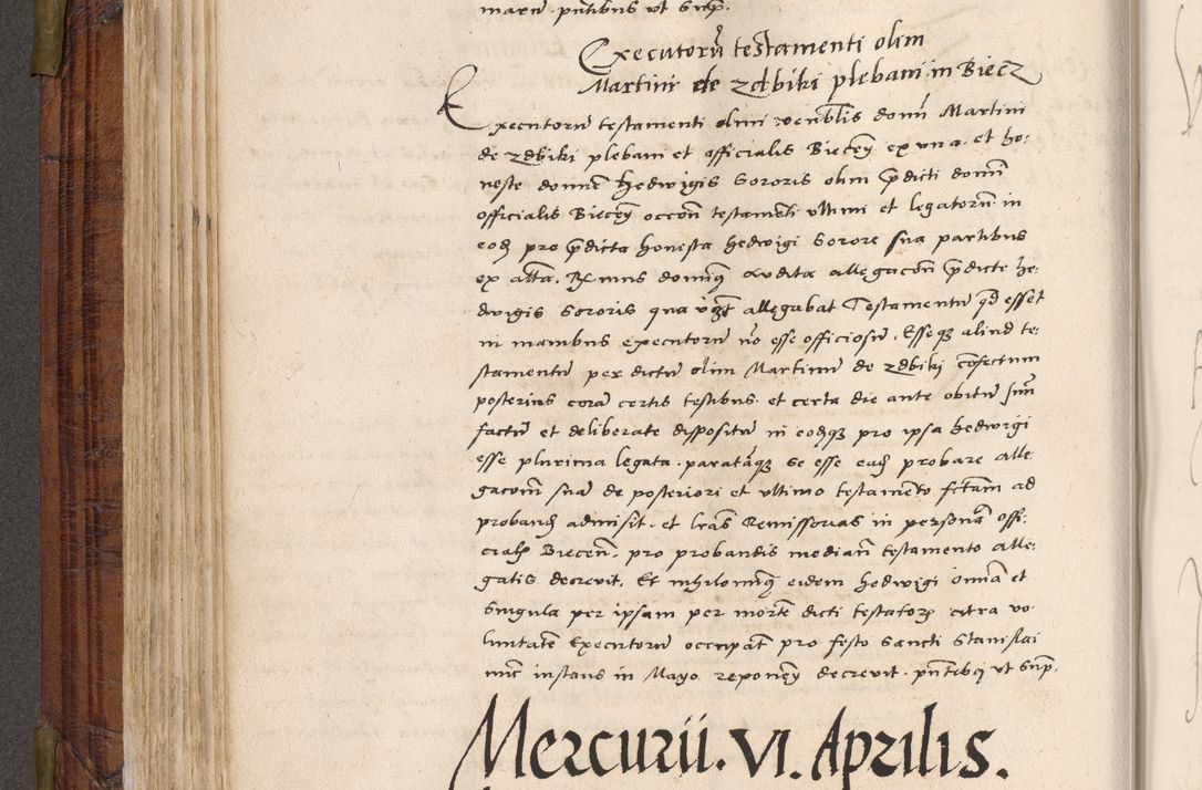 Zdjęcie nr 211 dla obiektu archiwalnego: Acta actorum coram R. D. Petro de Gamratis, nominati archiepiscopi Gnesnensis, episcopi Cracoviensis per annos 1541 et 1542 acticatorum, praesidente tunc curiase suae R. D. Bartholomaeo Gantkowski, canonico Cracoviensi, Posnaniensi cancellario, parochialis in Konopisca etc. rectore.