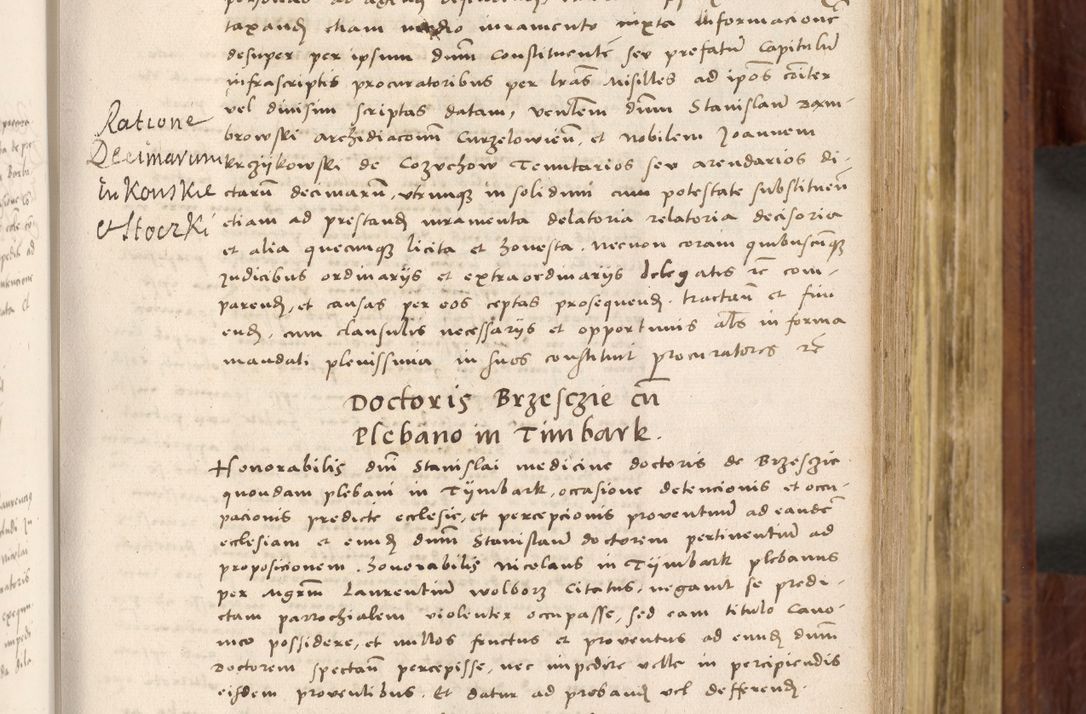 Zdjęcie nr 202 dla obiektu archiwalnego: Acta actorum coram R. D. Petro de Gamratis, nominati archiepiscopi Gnesnensis, episcopi Cracoviensis per annos 1541 et 1542 acticatorum, praesidente tunc curiase suae R. D. Bartholomaeo Gantkowski, canonico Cracoviensi, Posnaniensi cancellario, parochialis in Konopisca etc. rectore.