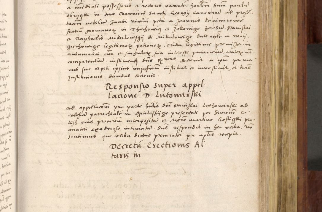 Zdjęcie nr 204 dla obiektu archiwalnego: Acta actorum coram R. D. Petro de Gamratis, nominati archiepiscopi Gnesnensis, episcopi Cracoviensis per annos 1541 et 1542 acticatorum, praesidente tunc curiase suae R. D. Bartholomaeo Gantkowski, canonico Cracoviensi, Posnaniensi cancellario, parochialis in Konopisca etc. rectore.