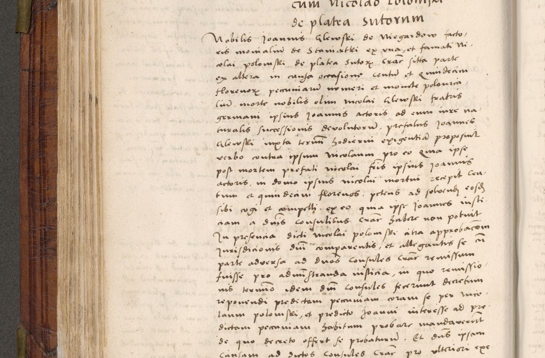 Zdjęcie nr 203 dla obiektu archiwalnego: Acta actorum coram R. D. Petro de Gamratis, nominati archiepiscopi Gnesnensis, episcopi Cracoviensis per annos 1541 et 1542 acticatorum, praesidente tunc curiase suae R. D. Bartholomaeo Gantkowski, canonico Cracoviensi, Posnaniensi cancellario, parochialis in Konopisca etc. rectore.