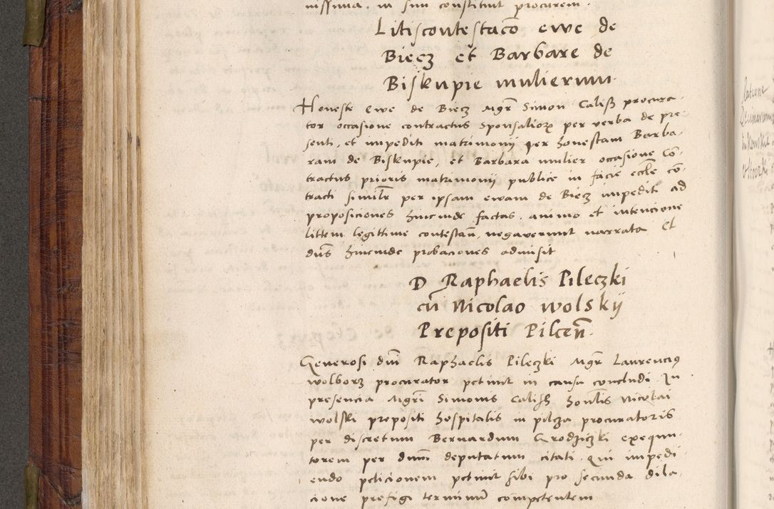 Zdjęcie nr 201 dla obiektu archiwalnego: Acta actorum coram R. D. Petro de Gamratis, nominati archiepiscopi Gnesnensis, episcopi Cracoviensis per annos 1541 et 1542 acticatorum, praesidente tunc curiase suae R. D. Bartholomaeo Gantkowski, canonico Cracoviensi, Posnaniensi cancellario, parochialis in Konopisca etc. rectore.