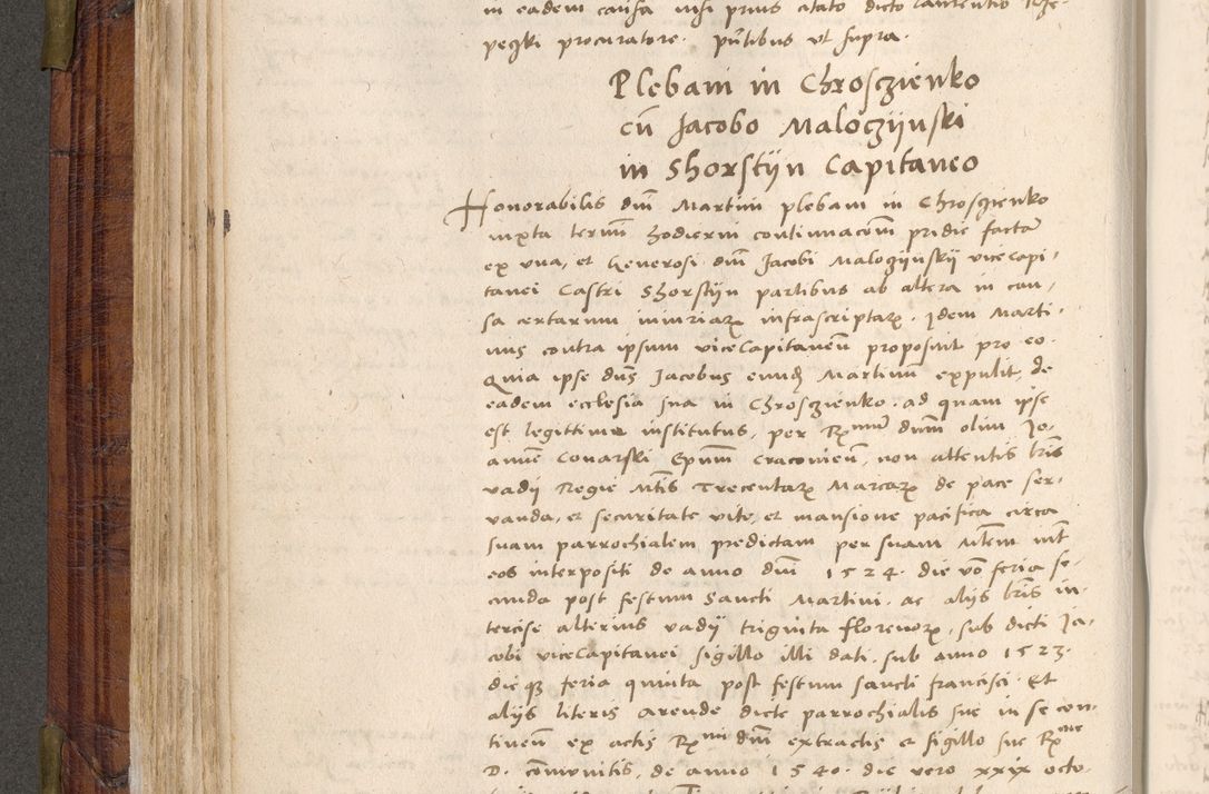 Zdjęcie nr 185 dla obiektu archiwalnego: Acta actorum coram R. D. Petro de Gamratis, nominati archiepiscopi Gnesnensis, episcopi Cracoviensis per annos 1541 et 1542 acticatorum, praesidente tunc curiase suae R. D. Bartholomaeo Gantkowski, canonico Cracoviensi, Posnaniensi cancellario, parochialis in Konopisca etc. rectore.