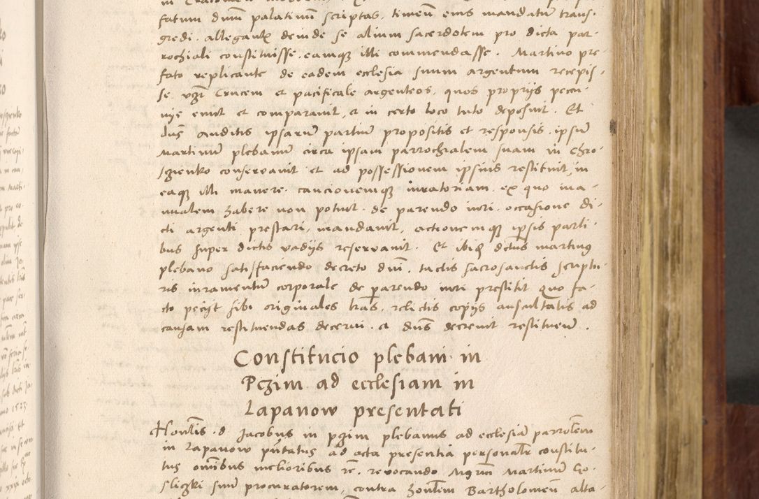 Zdjęcie nr 186 dla obiektu archiwalnego: Acta actorum coram R. D. Petro de Gamratis, nominati archiepiscopi Gnesnensis, episcopi Cracoviensis per annos 1541 et 1542 acticatorum, praesidente tunc curiase suae R. D. Bartholomaeo Gantkowski, canonico Cracoviensi, Posnaniensi cancellario, parochialis in Konopisca etc. rectore.