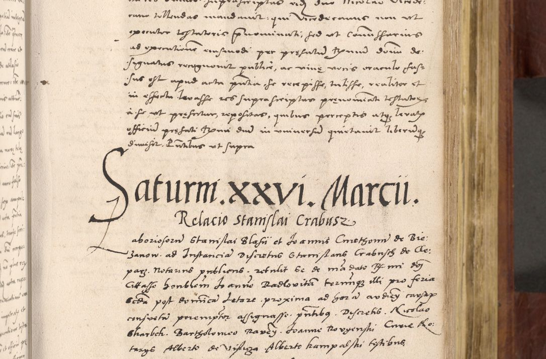 Zdjęcie nr 170 dla obiektu archiwalnego: Acta actorum coram R. D. Petro de Gamratis, nominati archiepiscopi Gnesnensis, episcopi Cracoviensis per annos 1541 et 1542 acticatorum, praesidente tunc curiase suae R. D. Bartholomaeo Gantkowski, canonico Cracoviensi, Posnaniensi cancellario, parochialis in Konopisca etc. rectore.