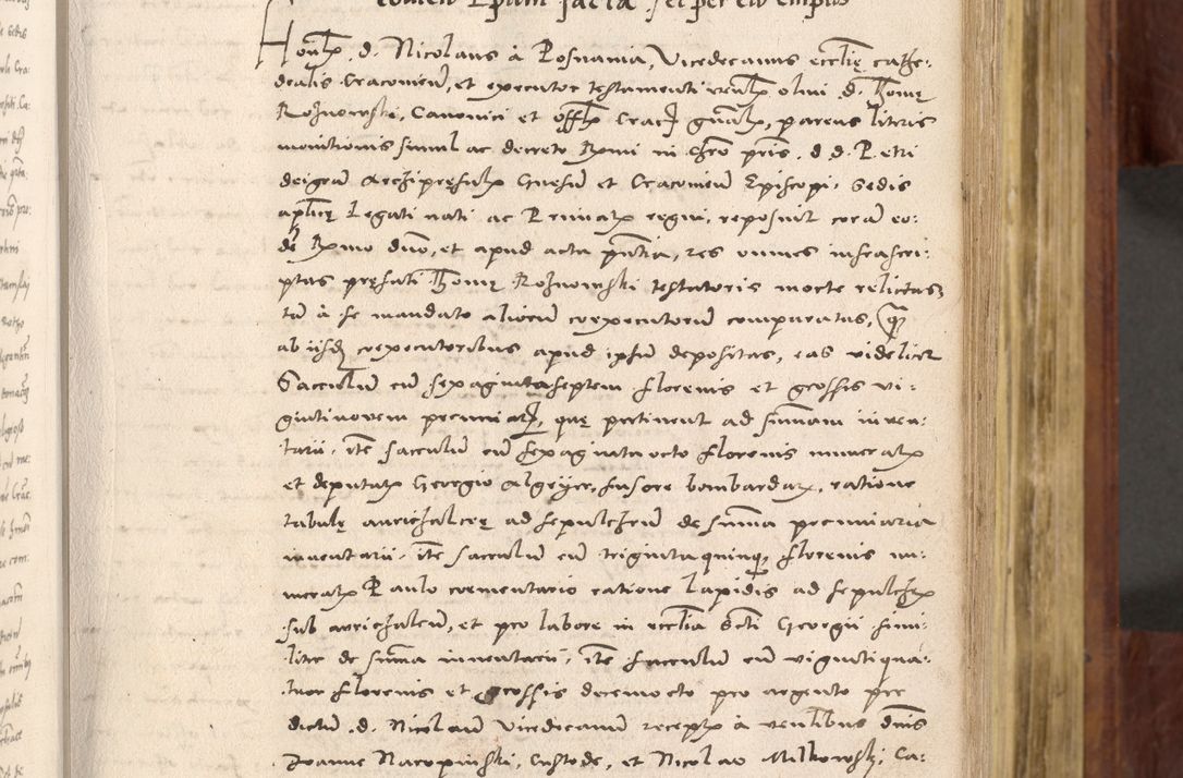 Zdjęcie nr 168 dla obiektu archiwalnego: Acta actorum coram R. D. Petro de Gamratis, nominati archiepiscopi Gnesnensis, episcopi Cracoviensis per annos 1541 et 1542 acticatorum, praesidente tunc curiase suae R. D. Bartholomaeo Gantkowski, canonico Cracoviensi, Posnaniensi cancellario, parochialis in Konopisca etc. rectore.