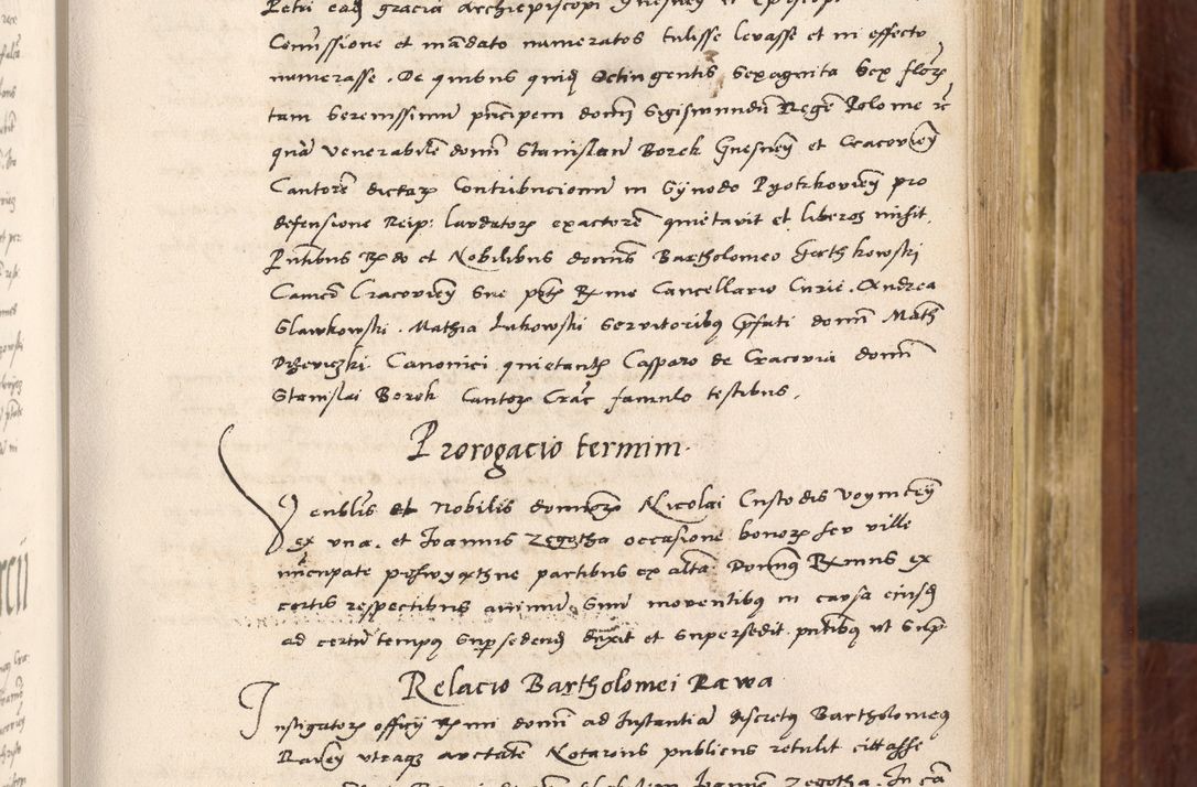 Zdjęcie nr 162 dla obiektu archiwalnego: Acta actorum coram R. D. Petro de Gamratis, nominati archiepiscopi Gnesnensis, episcopi Cracoviensis per annos 1541 et 1542 acticatorum, praesidente tunc curiase suae R. D. Bartholomaeo Gantkowski, canonico Cracoviensi, Posnaniensi cancellario, parochialis in Konopisca etc. rectore.