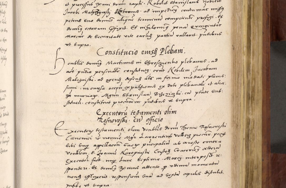 Zdjęcie nr 164 dla obiektu archiwalnego: Acta actorum coram R. D. Petro de Gamratis, nominati archiepiscopi Gnesnensis, episcopi Cracoviensis per annos 1541 et 1542 acticatorum, praesidente tunc curiase suae R. D. Bartholomaeo Gantkowski, canonico Cracoviensi, Posnaniensi cancellario, parochialis in Konopisca etc. rectore.