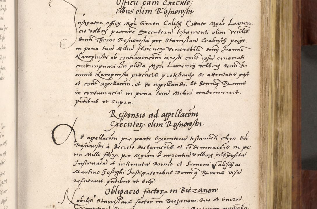 Zdjęcie nr 154 dla obiektu archiwalnego: Acta actorum coram R. D. Petro de Gamratis, nominati archiepiscopi Gnesnensis, episcopi Cracoviensis per annos 1541 et 1542 acticatorum, praesidente tunc curiase suae R. D. Bartholomaeo Gantkowski, canonico Cracoviensi, Posnaniensi cancellario, parochialis in Konopisca etc. rectore.