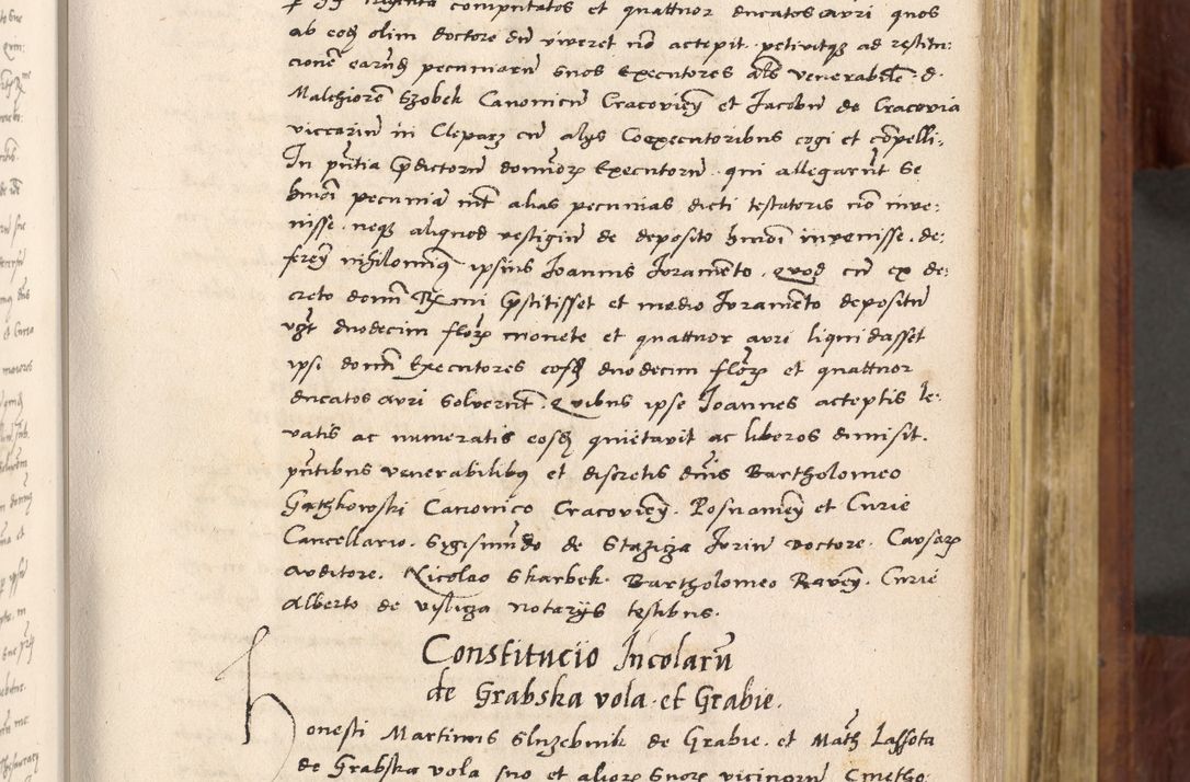 Zdjęcie nr 152 dla obiektu archiwalnego: Acta actorum coram R. D. Petro de Gamratis, nominati archiepiscopi Gnesnensis, episcopi Cracoviensis per annos 1541 et 1542 acticatorum, praesidente tunc curiase suae R. D. Bartholomaeo Gantkowski, canonico Cracoviensi, Posnaniensi cancellario, parochialis in Konopisca etc. rectore.