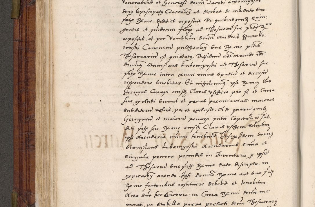 Zdjęcie nr 151 dla obiektu archiwalnego: Acta actorum coram R. D. Petro de Gamratis, nominati archiepiscopi Gnesnensis, episcopi Cracoviensis per annos 1541 et 1542 acticatorum, praesidente tunc curiase suae R. D. Bartholomaeo Gantkowski, canonico Cracoviensi, Posnaniensi cancellario, parochialis in Konopisca etc. rectore.
