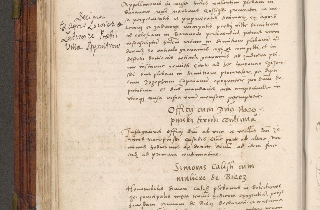 Zdjęcie nr 149 dla obiektu archiwalnego: Acta actorum coram R. D. Petro de Gamratis, nominati archiepiscopi Gnesnensis, episcopi Cracoviensis per annos 1541 et 1542 acticatorum, praesidente tunc curiase suae R. D. Bartholomaeo Gantkowski, canonico Cracoviensi, Posnaniensi cancellario, parochialis in Konopisca etc. rectore.