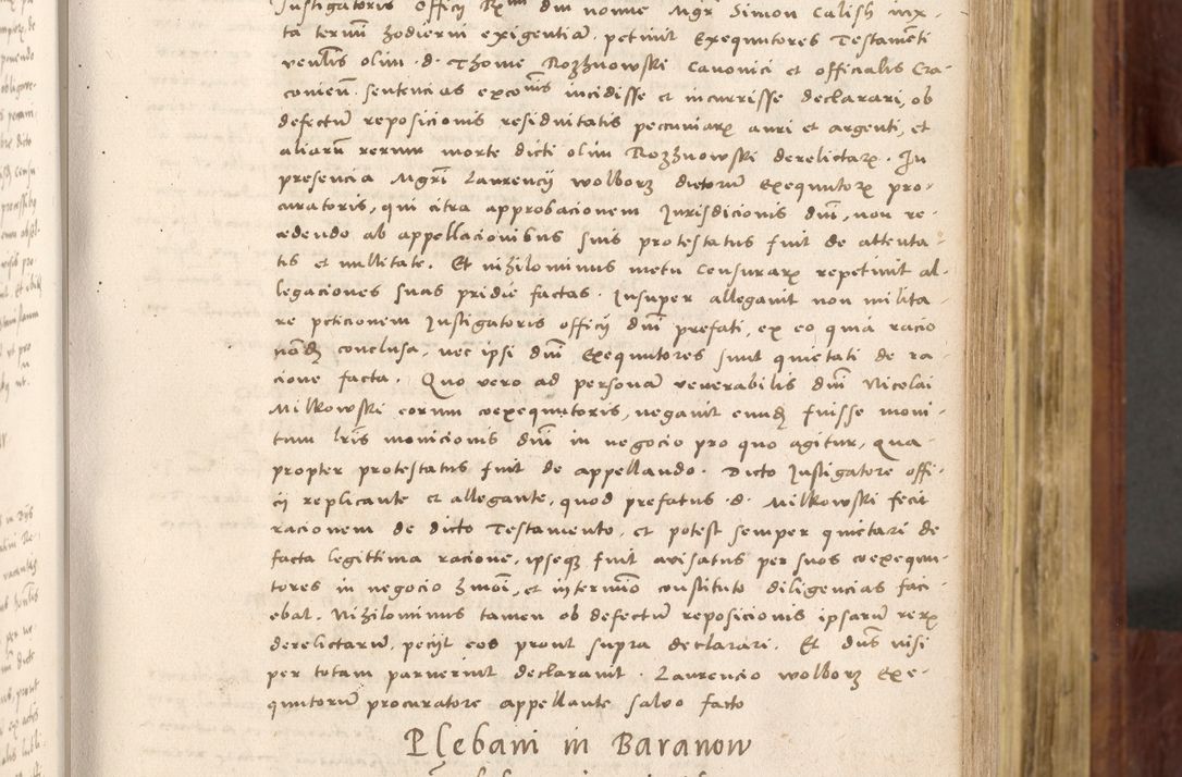 Zdjęcie nr 148 dla obiektu archiwalnego: Acta actorum coram R. D. Petro de Gamratis, nominati archiepiscopi Gnesnensis, episcopi Cracoviensis per annos 1541 et 1542 acticatorum, praesidente tunc curiase suae R. D. Bartholomaeo Gantkowski, canonico Cracoviensi, Posnaniensi cancellario, parochialis in Konopisca etc. rectore.