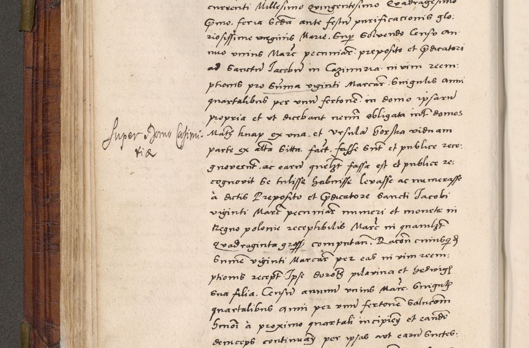 Zdjęcie nr 145 dla obiektu archiwalnego: Acta actorum coram R. D. Petro de Gamratis, nominati archiepiscopi Gnesnensis, episcopi Cracoviensis per annos 1541 et 1542 acticatorum, praesidente tunc curiase suae R. D. Bartholomaeo Gantkowski, canonico Cracoviensi, Posnaniensi cancellario, parochialis in Konopisca etc. rectore.