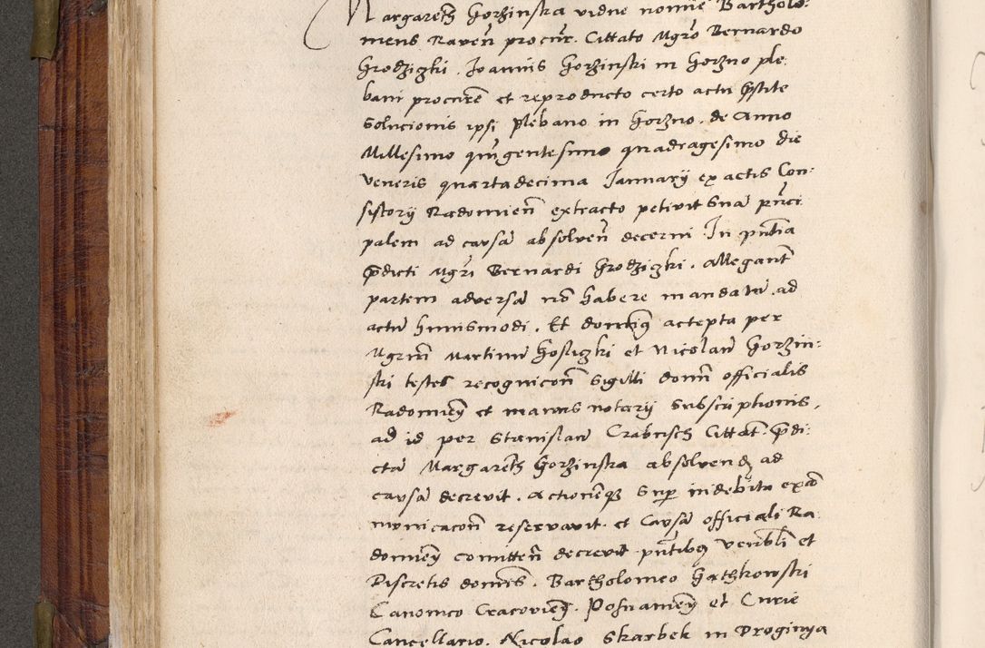Zdjęcie nr 137 dla obiektu archiwalnego: Acta actorum coram R. D. Petro de Gamratis, nominati archiepiscopi Gnesnensis, episcopi Cracoviensis per annos 1541 et 1542 acticatorum, praesidente tunc curiase suae R. D. Bartholomaeo Gantkowski, canonico Cracoviensi, Posnaniensi cancellario, parochialis in Konopisca etc. rectore.