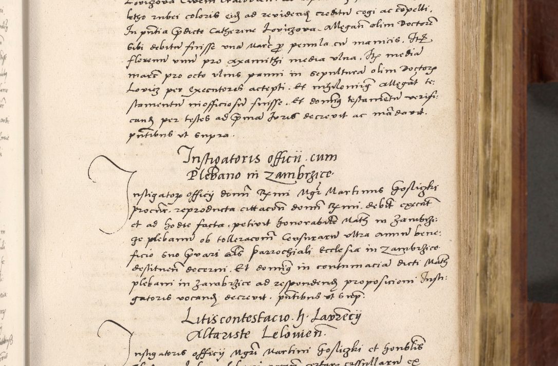 Zdjęcie nr 126 dla obiektu archiwalnego: Acta actorum coram R. D. Petro de Gamratis, nominati archiepiscopi Gnesnensis, episcopi Cracoviensis per annos 1541 et 1542 acticatorum, praesidente tunc curiase suae R. D. Bartholomaeo Gantkowski, canonico Cracoviensi, Posnaniensi cancellario, parochialis in Konopisca etc. rectore.
