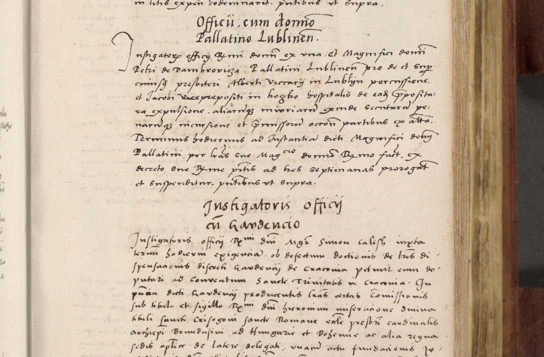 Zdjęcie nr 118 dla obiektu archiwalnego: Acta actorum coram R. D. Petro de Gamratis, nominati archiepiscopi Gnesnensis, episcopi Cracoviensis per annos 1541 et 1542 acticatorum, praesidente tunc curiase suae R. D. Bartholomaeo Gantkowski, canonico Cracoviensi, Posnaniensi cancellario, parochialis in Konopisca etc. rectore.