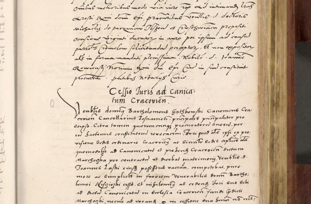 Zdjęcie nr 116 dla obiektu archiwalnego: Acta actorum coram R. D. Petro de Gamratis, nominati archiepiscopi Gnesnensis, episcopi Cracoviensis per annos 1541 et 1542 acticatorum, praesidente tunc curiase suae R. D. Bartholomaeo Gantkowski, canonico Cracoviensi, Posnaniensi cancellario, parochialis in Konopisca etc. rectore.