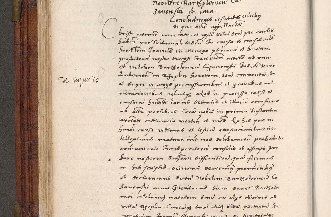 Zdjęcie nr 113 dla obiektu archiwalnego: Acta actorum coram R. D. Petro de Gamratis, nominati archiepiscopi Gnesnensis, episcopi Cracoviensis per annos 1541 et 1542 acticatorum, praesidente tunc curiase suae R. D. Bartholomaeo Gantkowski, canonico Cracoviensi, Posnaniensi cancellario, parochialis in Konopisca etc. rectore.