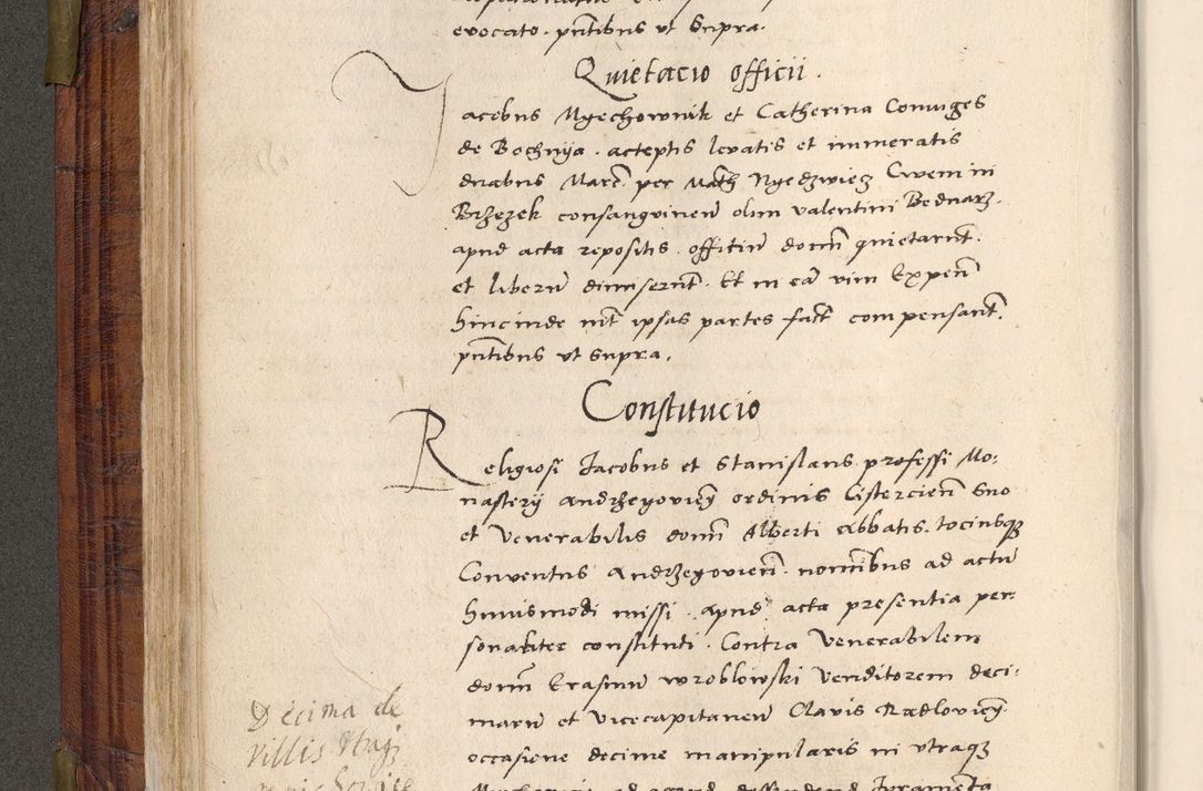 Zdjęcie nr 109 dla obiektu archiwalnego: Acta actorum coram R. D. Petro de Gamratis, nominati archiepiscopi Gnesnensis, episcopi Cracoviensis per annos 1541 et 1542 acticatorum, praesidente tunc curiase suae R. D. Bartholomaeo Gantkowski, canonico Cracoviensi, Posnaniensi cancellario, parochialis in Konopisca etc. rectore.