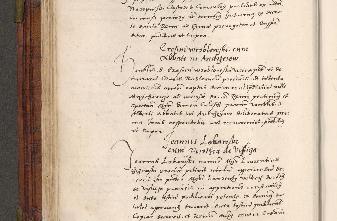 Zdjęcie nr 107 dla obiektu archiwalnego: Acta actorum coram R. D. Petro de Gamratis, nominati archiepiscopi Gnesnensis, episcopi Cracoviensis per annos 1541 et 1542 acticatorum, praesidente tunc curiase suae R. D. Bartholomaeo Gantkowski, canonico Cracoviensi, Posnaniensi cancellario, parochialis in Konopisca etc. rectore.