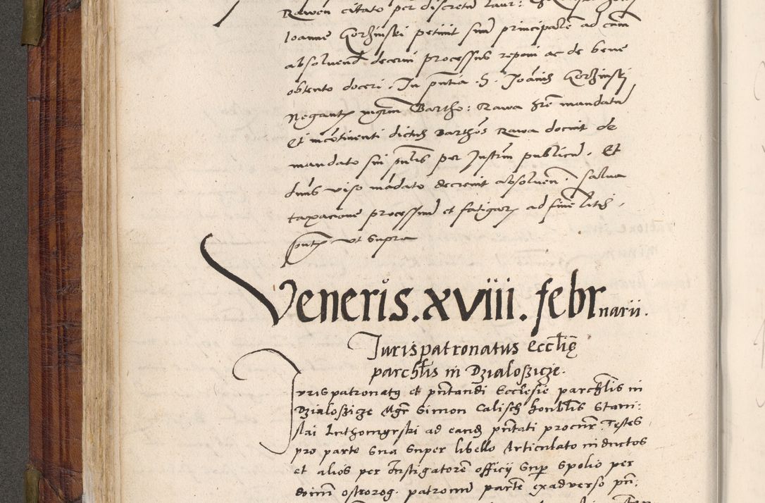 Zdjęcie nr 105 dla obiektu archiwalnego: Acta actorum coram R. D. Petro de Gamratis, nominati archiepiscopi Gnesnensis, episcopi Cracoviensis per annos 1541 et 1542 acticatorum, praesidente tunc curiase suae R. D. Bartholomaeo Gantkowski, canonico Cracoviensi, Posnaniensi cancellario, parochialis in Konopisca etc. rectore.