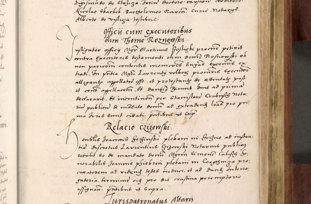 Zdjęcie nr 106 dla obiektu archiwalnego: Acta actorum coram R. D. Petro de Gamratis, nominati archiepiscopi Gnesnensis, episcopi Cracoviensis per annos 1541 et 1542 acticatorum, praesidente tunc curiase suae R. D. Bartholomaeo Gantkowski, canonico Cracoviensi, Posnaniensi cancellario, parochialis in Konopisca etc. rectore.