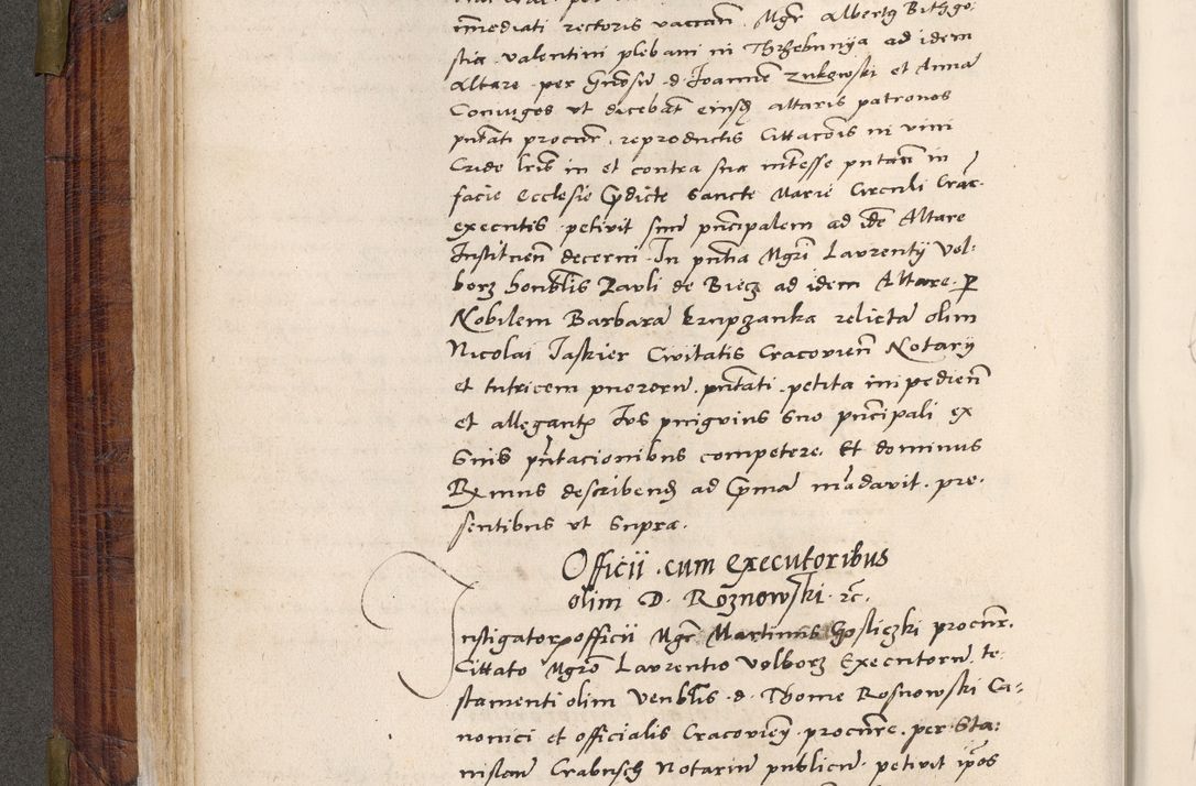 Zdjęcie nr 99 dla obiektu archiwalnego: Acta actorum coram R. D. Petro de Gamratis, nominati archiepiscopi Gnesnensis, episcopi Cracoviensis per annos 1541 et 1542 acticatorum, praesidente tunc curiase suae R. D. Bartholomaeo Gantkowski, canonico Cracoviensi, Posnaniensi cancellario, parochialis in Konopisca etc. rectore.
