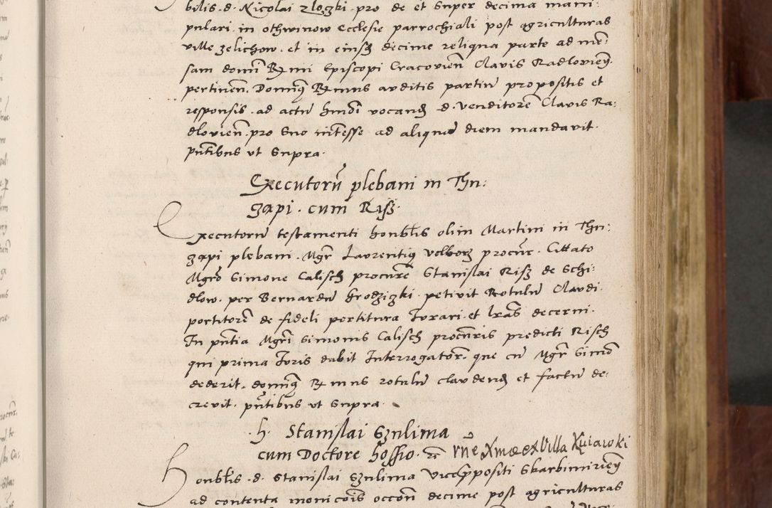 Zdjęcie nr 100 dla obiektu archiwalnego: Acta actorum coram R. D. Petro de Gamratis, nominati archiepiscopi Gnesnensis, episcopi Cracoviensis per annos 1541 et 1542 acticatorum, praesidente tunc curiase suae R. D. Bartholomaeo Gantkowski, canonico Cracoviensi, Posnaniensi cancellario, parochialis in Konopisca etc. rectore.