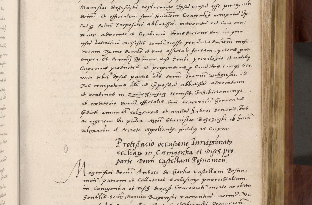 Zdjęcie nr 92 dla obiektu archiwalnego: Acta actorum coram R. D. Petro de Gamratis, nominati archiepiscopi Gnesnensis, episcopi Cracoviensis per annos 1541 et 1542 acticatorum, praesidente tunc curiase suae R. D. Bartholomaeo Gantkowski, canonico Cracoviensi, Posnaniensi cancellario, parochialis in Konopisca etc. rectore.