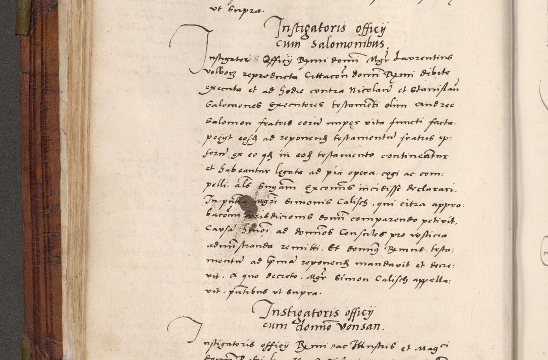 Zdjęcie nr 89 dla obiektu archiwalnego: Acta actorum coram R. D. Petro de Gamratis, nominati archiepiscopi Gnesnensis, episcopi Cracoviensis per annos 1541 et 1542 acticatorum, praesidente tunc curiase suae R. D. Bartholomaeo Gantkowski, canonico Cracoviensi, Posnaniensi cancellario, parochialis in Konopisca etc. rectore.