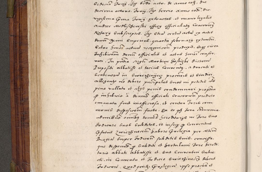 Zdjęcie nr 91 dla obiektu archiwalnego: Acta actorum coram R. D. Petro de Gamratis, nominati archiepiscopi Gnesnensis, episcopi Cracoviensis per annos 1541 et 1542 acticatorum, praesidente tunc curiase suae R. D. Bartholomaeo Gantkowski, canonico Cracoviensi, Posnaniensi cancellario, parochialis in Konopisca etc. rectore.