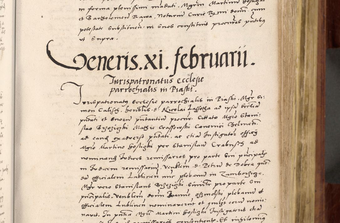 Zdjęcie nr 86 dla obiektu archiwalnego: Acta actorum coram R. D. Petro de Gamratis, nominati archiepiscopi Gnesnensis, episcopi Cracoviensis per annos 1541 et 1542 acticatorum, praesidente tunc curiase suae R. D. Bartholomaeo Gantkowski, canonico Cracoviensi, Posnaniensi cancellario, parochialis in Konopisca etc. rectore.