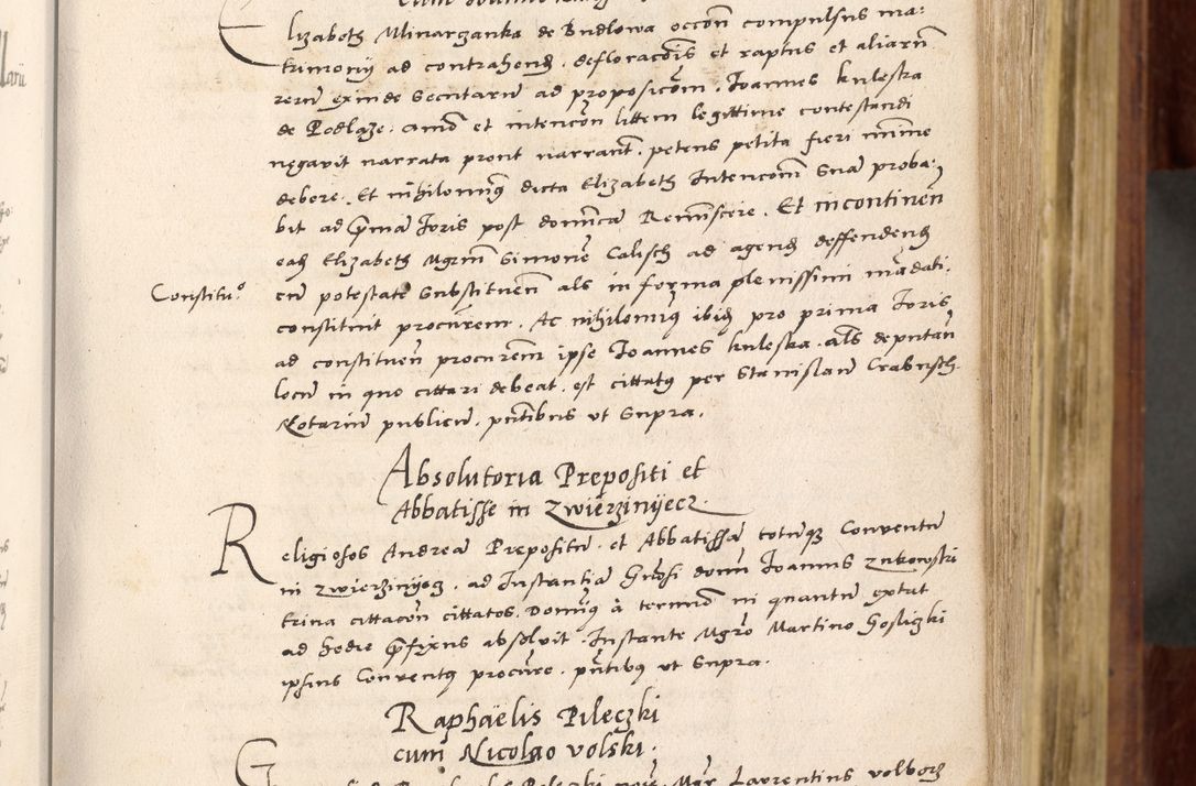 Zdjęcie nr 82 dla obiektu archiwalnego: Acta actorum coram R. D. Petro de Gamratis, nominati archiepiscopi Gnesnensis, episcopi Cracoviensis per annos 1541 et 1542 acticatorum, praesidente tunc curiase suae R. D. Bartholomaeo Gantkowski, canonico Cracoviensi, Posnaniensi cancellario, parochialis in Konopisca etc. rectore.