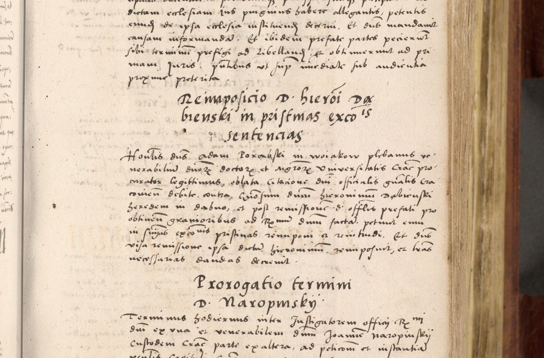Zdjęcie nr 78 dla obiektu archiwalnego: Acta actorum coram R. D. Petro de Gamratis, nominati archiepiscopi Gnesnensis, episcopi Cracoviensis per annos 1541 et 1542 acticatorum, praesidente tunc curiase suae R. D. Bartholomaeo Gantkowski, canonico Cracoviensi, Posnaniensi cancellario, parochialis in Konopisca etc. rectore.