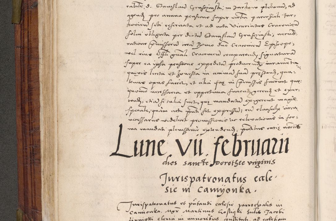 Zdjęcie nr 77 dla obiektu archiwalnego: Acta actorum coram R. D. Petro de Gamratis, nominati archiepiscopi Gnesnensis, episcopi Cracoviensis per annos 1541 et 1542 acticatorum, praesidente tunc curiase suae R. D. Bartholomaeo Gantkowski, canonico Cracoviensi, Posnaniensi cancellario, parochialis in Konopisca etc. rectore.