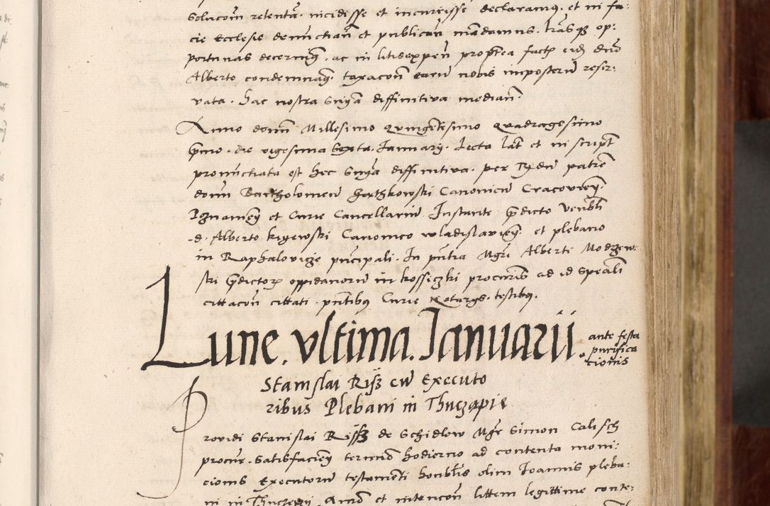 Zdjęcie nr 64 dla obiektu archiwalnego: Acta actorum coram R. D. Petro de Gamratis, nominati archiepiscopi Gnesnensis, episcopi Cracoviensis per annos 1541 et 1542 acticatorum, praesidente tunc curiase suae R. D. Bartholomaeo Gantkowski, canonico Cracoviensi, Posnaniensi cancellario, parochialis in Konopisca etc. rectore.