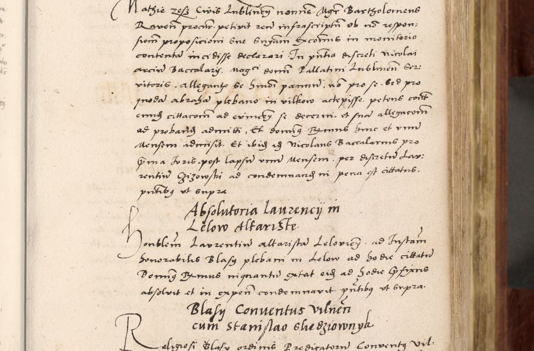 Zdjęcie nr 58 dla obiektu archiwalnego: Acta actorum coram R. D. Petro de Gamratis, nominati archiepiscopi Gnesnensis, episcopi Cracoviensis per annos 1541 et 1542 acticatorum, praesidente tunc curiase suae R. D. Bartholomaeo Gantkowski, canonico Cracoviensi, Posnaniensi cancellario, parochialis in Konopisca etc. rectore.