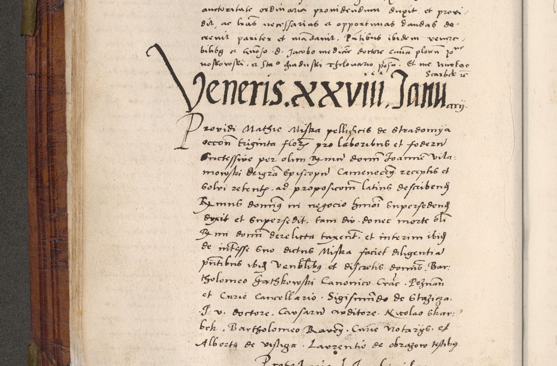 Zdjęcie nr 57 dla obiektu archiwalnego: Acta actorum coram R. D. Petro de Gamratis, nominati archiepiscopi Gnesnensis, episcopi Cracoviensis per annos 1541 et 1542 acticatorum, praesidente tunc curiase suae R. D. Bartholomaeo Gantkowski, canonico Cracoviensi, Posnaniensi cancellario, parochialis in Konopisca etc. rectore.