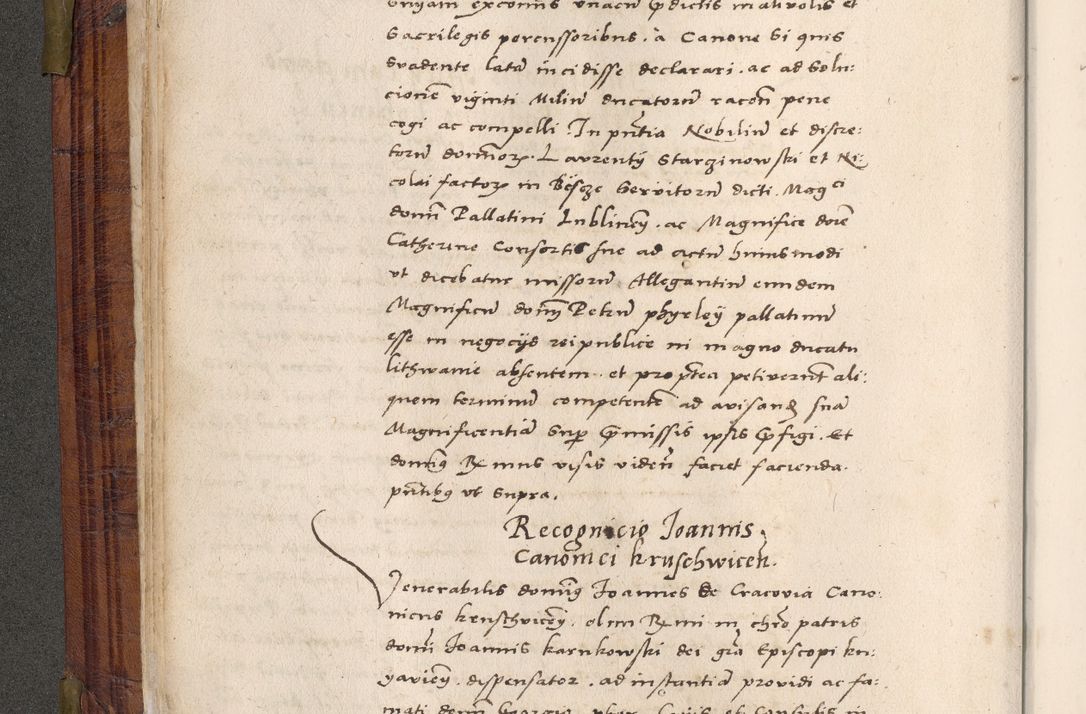 Zdjęcie nr 49 dla obiektu archiwalnego: Acta actorum coram R. D. Petro de Gamratis, nominati archiepiscopi Gnesnensis, episcopi Cracoviensis per annos 1541 et 1542 acticatorum, praesidente tunc curiase suae R. D. Bartholomaeo Gantkowski, canonico Cracoviensi, Posnaniensi cancellario, parochialis in Konopisca etc. rectore.