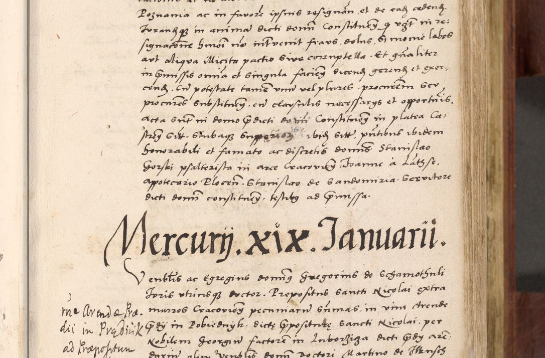 Zdjęcie nr 40 dla obiektu archiwalnego: Acta actorum coram R. D. Petro de Gamratis, nominati archiepiscopi Gnesnensis, episcopi Cracoviensis per annos 1541 et 1542 acticatorum, praesidente tunc curiase suae R. D. Bartholomaeo Gantkowski, canonico Cracoviensi, Posnaniensi cancellario, parochialis in Konopisca etc. rectore.