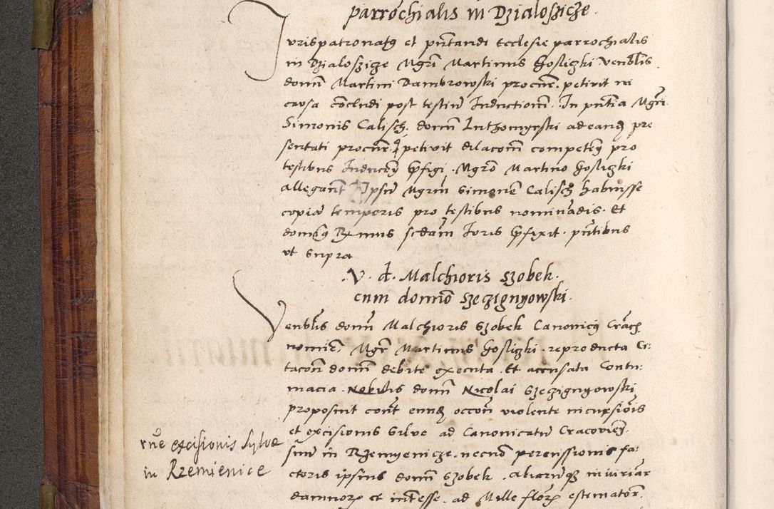 Zdjęcie nr 41 dla obiektu archiwalnego: Acta actorum coram R. D. Petro de Gamratis, nominati archiepiscopi Gnesnensis, episcopi Cracoviensis per annos 1541 et 1542 acticatorum, praesidente tunc curiase suae R. D. Bartholomaeo Gantkowski, canonico Cracoviensi, Posnaniensi cancellario, parochialis in Konopisca etc. rectore.