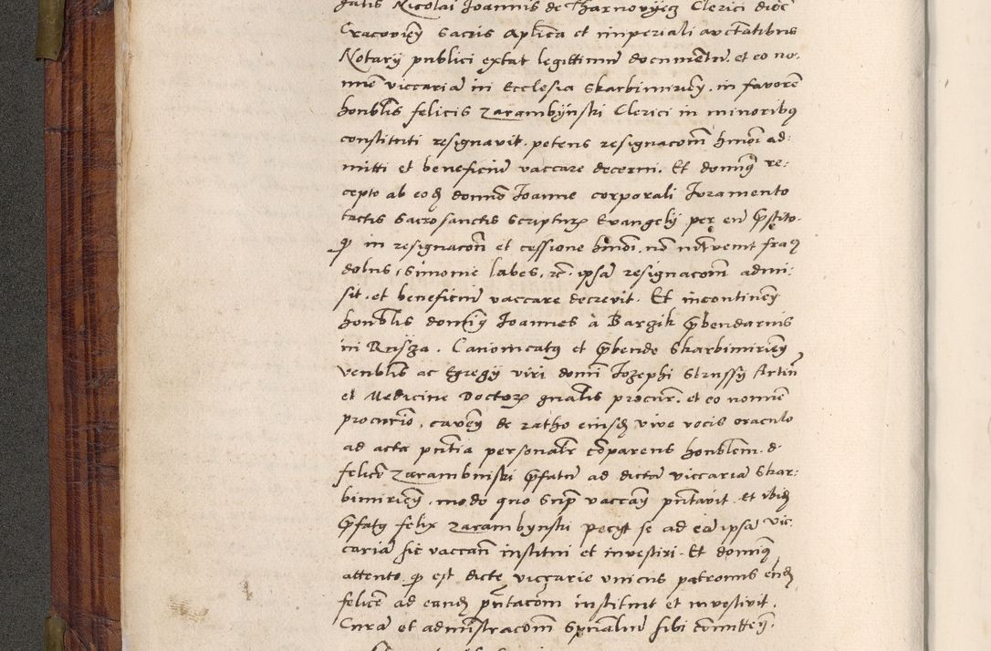 Zdjęcie nr 35 dla obiektu archiwalnego: Acta actorum coram R. D. Petro de Gamratis, nominati archiepiscopi Gnesnensis, episcopi Cracoviensis per annos 1541 et 1542 acticatorum, praesidente tunc curiase suae R. D. Bartholomaeo Gantkowski, canonico Cracoviensi, Posnaniensi cancellario, parochialis in Konopisca etc. rectore.
