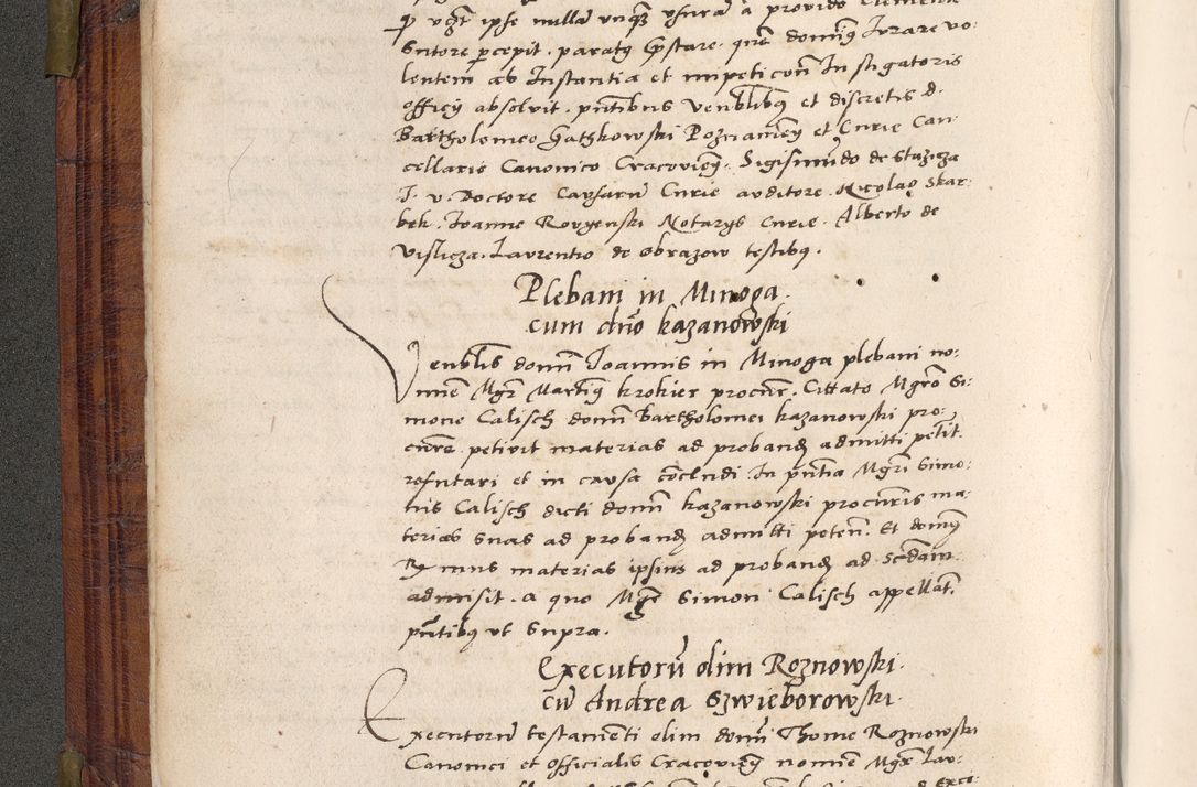 Zdjęcie nr 29 dla obiektu archiwalnego: Acta actorum coram R. D. Petro de Gamratis, nominati archiepiscopi Gnesnensis, episcopi Cracoviensis per annos 1541 et 1542 acticatorum, praesidente tunc curiase suae R. D. Bartholomaeo Gantkowski, canonico Cracoviensi, Posnaniensi cancellario, parochialis in Konopisca etc. rectore.