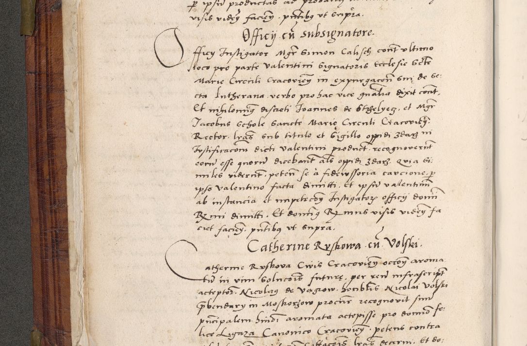 Zdjęcie nr 21 dla obiektu archiwalnego: Acta actorum coram R. D. Petro de Gamratis, nominati archiepiscopi Gnesnensis, episcopi Cracoviensis per annos 1541 et 1542 acticatorum, praesidente tunc curiase suae R. D. Bartholomaeo Gantkowski, canonico Cracoviensi, Posnaniensi cancellario, parochialis in Konopisca etc. rectore.
