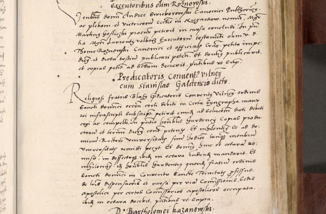 Zdjęcie nr 20 dla obiektu archiwalnego: Acta actorum coram R. D. Petro de Gamratis, nominati archiepiscopi Gnesnensis, episcopi Cracoviensis per annos 1541 et 1542 acticatorum, praesidente tunc curiase suae R. D. Bartholomaeo Gantkowski, canonico Cracoviensi, Posnaniensi cancellario, parochialis in Konopisca etc. rectore.