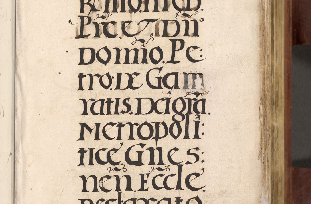 Zdjęcie nr 10 dla obiektu archiwalnego: Acta actorum coram R. D. Petro de Gamratis, nominati archiepiscopi Gnesnensis, episcopi Cracoviensis per annos 1541 et 1542 acticatorum, praesidente tunc curiase suae R. D. Bartholomaeo Gantkowski, canonico Cracoviensi, Posnaniensi cancellario, parochialis in Konopisca etc. rectore.
