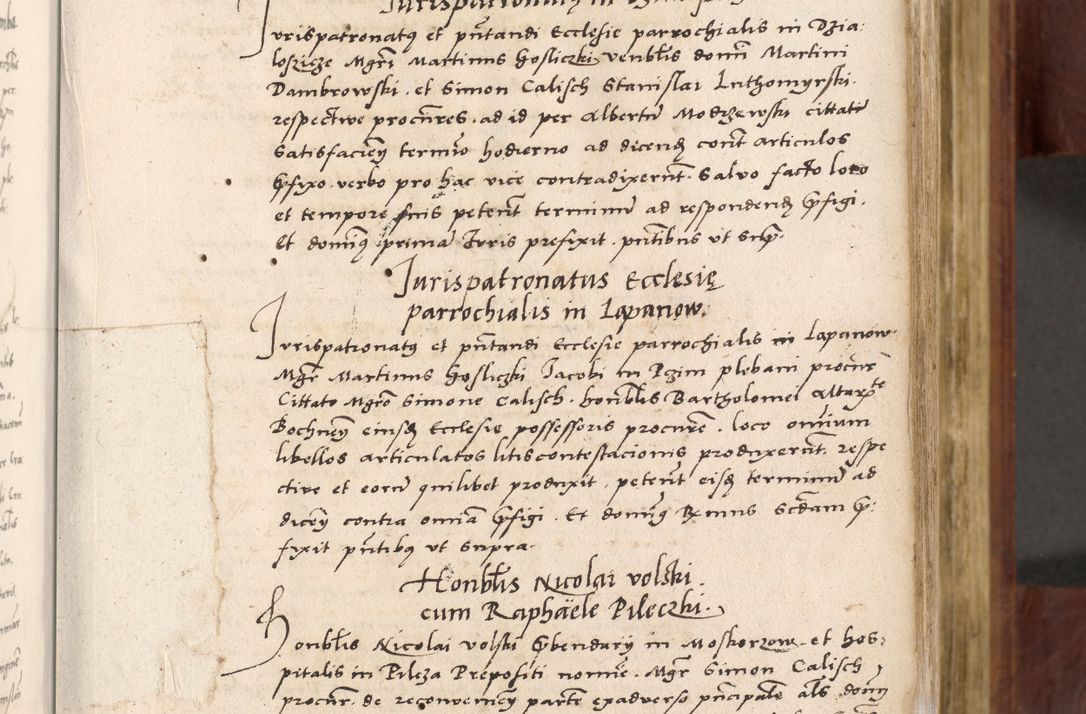 Zdjęcie nr 14 dla obiektu archiwalnego: Acta actorum coram R. D. Petro de Gamratis, nominati archiepiscopi Gnesnensis, episcopi Cracoviensis per annos 1541 et 1542 acticatorum, praesidente tunc curiase suae R. D. Bartholomaeo Gantkowski, canonico Cracoviensi, Posnaniensi cancellario, parochialis in Konopisca etc. rectore.