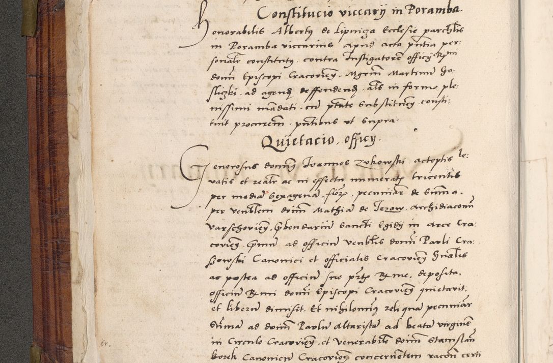 Zdjęcie nr 13 dla obiektu archiwalnego: Acta actorum coram R. D. Petro de Gamratis, nominati archiepiscopi Gnesnensis, episcopi Cracoviensis per annos 1541 et 1542 acticatorum, praesidente tunc curiase suae R. D. Bartholomaeo Gantkowski, canonico Cracoviensi, Posnaniensi cancellario, parochialis in Konopisca etc. rectore.